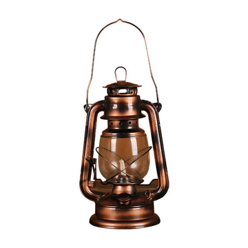 Ornements 24x15,5x11,5cm lampe à kérosène vintage bronze antique lampe de camping extérieure artisanat petits objets decoratifs